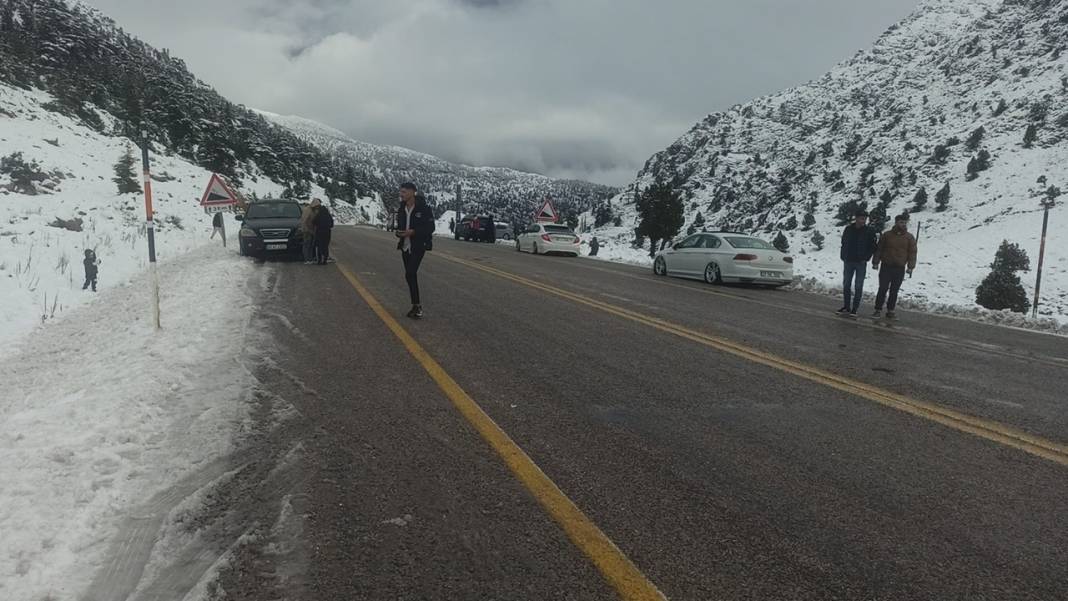 Kar haberini alan Alacabel’e koştu: Hafta sonu karın tadını böyle çıkarttılar 1